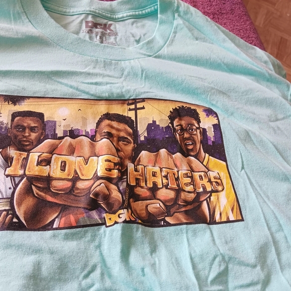 "I LOVE HATERS" from the movie "Do the right thing" tshirt - Picture 3 of 4